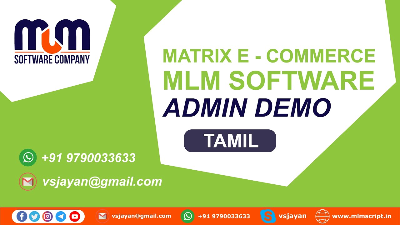 Matrix Ecommerce MLM Software  Admin demo
